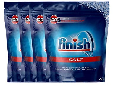 Finish Dishwasher Salt - 2 kg (Pack of 4)