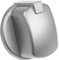 Spares2go Control Knob Switch Button for Indesit Cooker Oven (Silver/INOX)