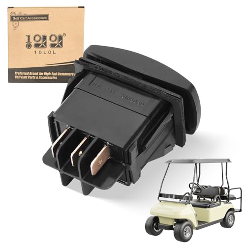 10L0L Interrupteur de marche avant pour voiturette de golf Club Car DS et Precedent 1996 et plus 48 V Electric PowerDrive Plus, FWD REV Interrupteur à bascule remplace OEM # 101856001 101856002