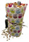 PDB XXL Kirschkernkissen, 55x25, 14 Kammersystem, Baumwolle, Thermokissen, Bunte Eulen, Soft