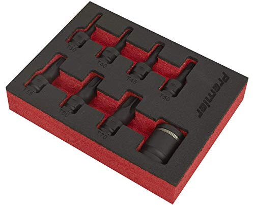 Sealey AK5621 8pc 3/8Sq Drive TRX-Star* Impact Socket Bit Set