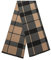 Lindoro Merino Wollschal für Herren, Warme, Leichte Tartan-Plaid-Winter-lange Schals mit Geschenkbox (Kamel Kariert)
