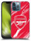 Head Case Designs Offizielle Zugelassen Arsenal FC Rotes Marmor Wappen Muster Harte Rueckseiten Handyhülle Hülle Huelle kompatibel mit Apple iPhone 13 Pro Max