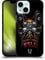 Head Case Designs Red Fire Skull Bikers Hard Back Case Compatible With Apple iPhone 13 Mini