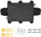 IP68 wasserdichte Abzweigdose, 2 Wege Kabelverbinder, externe Verteilerdose Außen, Leitung M20 Kabelbox Drahtverbinder Drahtbereich 5-15 mm Klemmen Wasserdicht