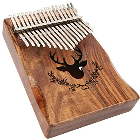 Daumenklavier, Kalimba Ausgewogener Klang Gravierte Noten Akazie für