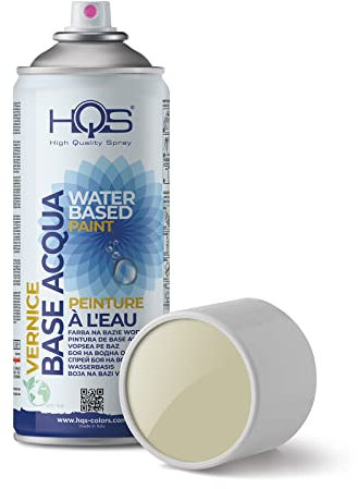HQS Bomboletta di Vernice Spray 400ml Base Acqua Colori Ral (Ral 7032 Grigio Sasso)