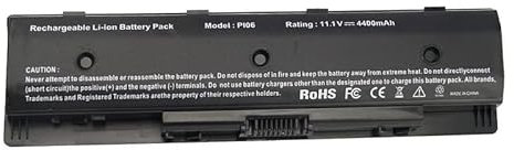 WXKJSHOP Laptop Battery Replacement for HP Envy 17-J053EA 17-J170CA 17-J130EA 17-J184NA PI06 PI06XL PI09 TPN-Q117 710416-001 710417-001