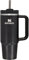 STANLEY Quencher H2.0 FlowState Edelstahl-Vakuumisolierter Becher mit Deckel und Strohhalm für Wasser, Eistee oder Kaffee, Smoothie und mehr, Black Glow, 850 ml