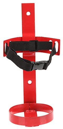 CORHAD Fire Extinguisher Wall Rack with Adjustable Straps Compact Holder for Space Saving in Home Office and Vehicle Durable Fire Safety Equipment