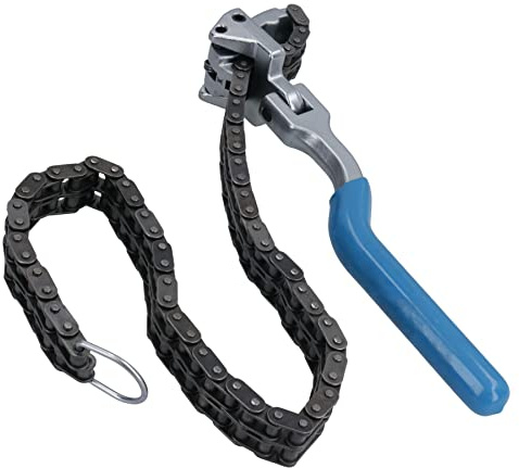 AB Tools Adjustable Oil Filter Remover Removal Tool Chain Wrench 60 – 195mm Diameter