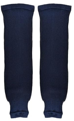 PEAR SOX Pro Weight Solid Color Hockey Socks (Navy, Intermediate)
