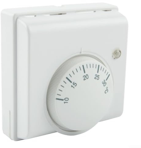 Mechanical Room Thermostat, Room Thermostat Floor Heating for SURFACE Mounted with On/off Switch Controller for Boiler System