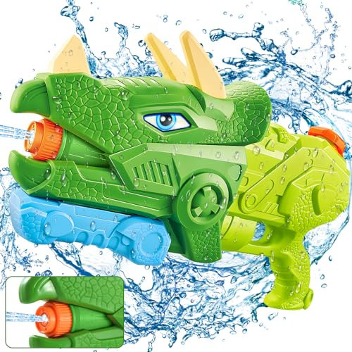 GUHAOOL Pistola ad Acqua Giocattolo per Bambini, 640ML Alta Capacità Pistola ad Acqua a Lungo Raggio da 8-10M, Pistola ad Acqua per Bambini Potente Water Gun Battle Super Liquidator per Bambini Adulti