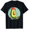 Avocado Mütze mit coolem Skateboard für Jungen und Mädchen T-Shirt