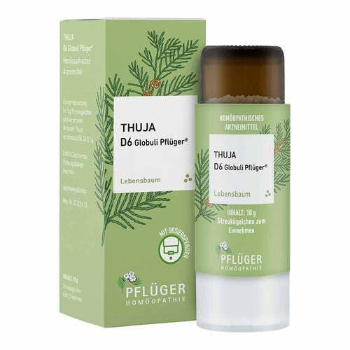 THUJA D 6 Globuli Pflüger Dosierspender 10 g
