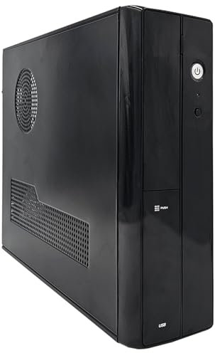 EXTREMEBIT PC Computer Desktop Assemblato Nuovo, SFF, H610M, Intel i5-12400, Ram 32GB DDR4, Disco SSD 1TB NVMe, DVD-RW, Windows 11 Pro + Office 2021