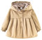 Veste à capuche décontractée pour enfant - Printemps - Coupe-vent - Manteau d'extérieur pour bébé fille - Veste cirée anglaise pour femme, kaki, 12-18 mois