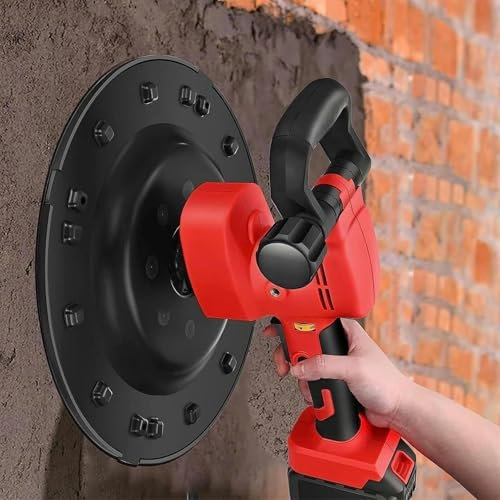 Ponceuse portative for cloisons sèches, truelle électrique for béton, machine à enduire les murs en ciment, ponceuse murale for murs peints(2 Battery)