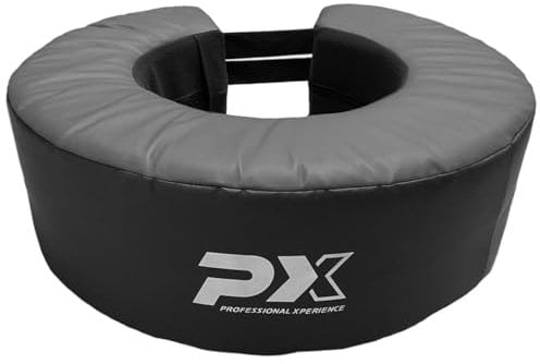 PX Boxsack-Ring, schwarz-grau, Erweiterung für Boxsäcke, Uppercuts, Knietechniken