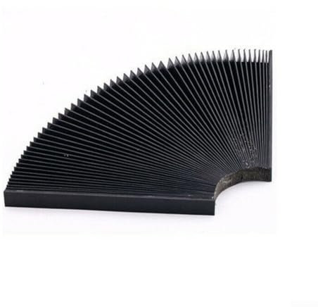 Staubschutz für Werkzeugmaschinen, flexibel, flache Faltenbalg-Typ, Schutzabdeckung – geeignet für Fräsmaschinen und andere Werkzeugmaschinen, staubdicht, splitterfest und verschleißfest (140 mm)