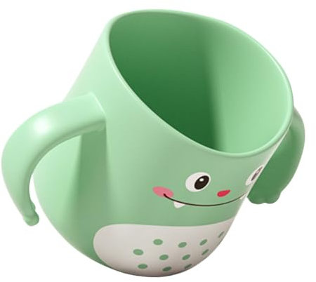 VICASKY Gobelet Plastique Pour Garçon Fille Avec Motif De Dinosaure Tasse De Rinçage Brossage Pour Salle De Bain Aux Chocs Pour Tout-petits