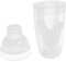 SHOWERORO Coctelera De Plástico Transparente Shaker De Diseño Para Mezclas De Bebidas Casa Para Preparar Cócteles y De Leche