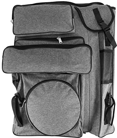 Cpolebev Kunst Portfolio Case,4K Segeltuch KüNstler Rucksack wasserdichte Kunst Trage Tasche Tote für Zeichen Brett Skizzier Werkzeuge Organisieren