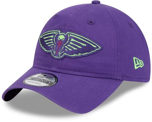 New Orleans Pelicans 9TWENTY 2024/25 City Edition Relaxed Fit Strapback Cap - NBA Adjustable Purple Hat