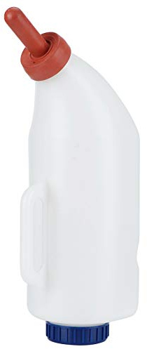 Xyntor Calf Milk Bottle 4L with Handle | Detachable Nipple for Easy Maintenance | Feeding Equipment for Calves/Cattle Farm/Livestock | Sturdy Plastic & Rubber Construction