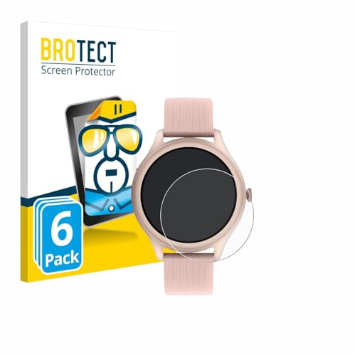 BROTECT Schutzfolie für Reflex Active Spectra 300 R AMOLED 1.43 | 6 Stück Transparenter Displayschutz Made in Germany Klare Displayschutz-Folie Clear Einfache Montage Case-Friendly