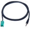 Music Interface AUX In Kabel Adapter 3.5mm Audio Klinke MP3 Stecker Kompatibel mit Samsung Galaxy, HTC ONE, Huawei, Sony Xperia, Lumia, LG, bis OEM (2005-2011) Renault Clio, Espace, Kangoo, Laguna
