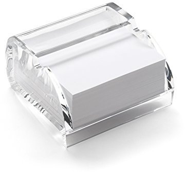 OSCO AMP-1 Notizblockhalter aus klarem Acryl mit 500 Blatt