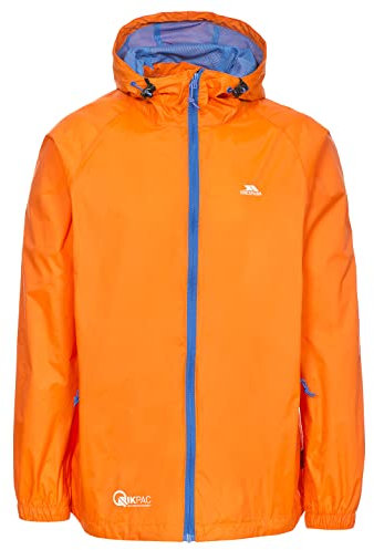 Trespass Qikpac Jacket Vestes coupe-pluie Femme Orange (Levé de soleil), XXS