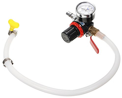 C-FUNN Coche Radiador Refrigeración Sistema Fugas Agua Tanque Detector De Presión Fugas Tester Herramienta con Tubería Adaptarse