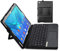 SonnyGoldTech MQ Bluetooth Tastatur Tasche Mit Touchpad für Huawei MediaPad M5 10.8 / M5 Pro 10.8 LTE - QWERTZ Deutsch Hülle