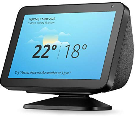 Echo Show 8 (1st Gen, 2019 release) Adjustable Stand, Black