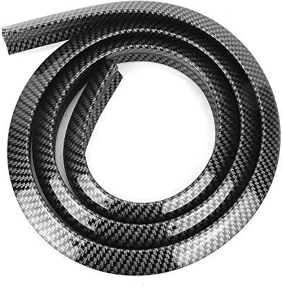 Kotflügelverbreiterung Radschutzbügel, Universal Kotflügel Verbreiterung 1,5 m Carbon Auto Rad Augenbrauen Trimmstreifen Car Wheel Flares Rand Trim Protector Streifen