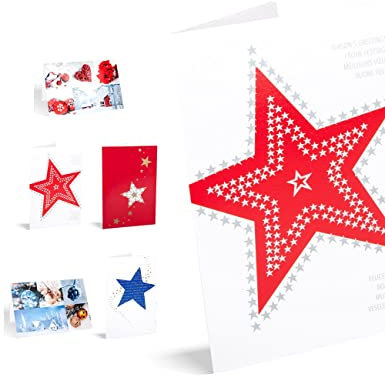 UNICEF - Pack de 10 Tarjetas de Navidad, Pic a Star