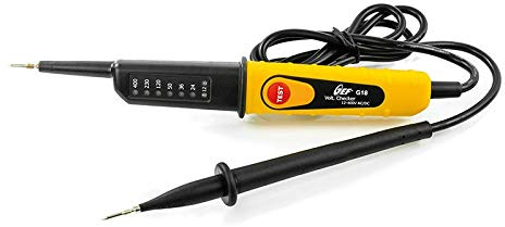 HT-Instruments Tester di tensione G18 a forma di penna con indicatore LED, CAT III
