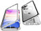 Jonwelsy Hülle für iPhone 11, 360 Grad Beidseitig Schutz Kompatibel mit Magsafe Magnetische Adsorption Metallrahmen Case Vorne Glas Hinten Frosted PC Cover Handyhülle für iPhone 11 6,1 (Silber)