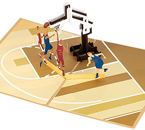Basketball-Pop-Up-Karte