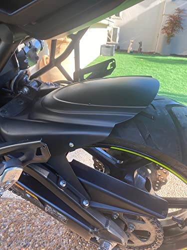 Midimttop Hugger Fender Parafango Fango Flap Splash Guard Nero Sostituzione per Versys KLE 650 KLE650 KLE 650 Accessori 2007-2024 (nero)