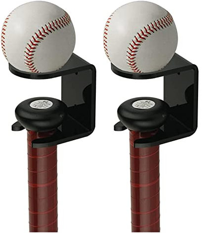 Baseball Schläger Halterung - 1 Paar Acryl Baseballschläger Halter | Wandmontage Display Regal Für Schläger, Vertikale Ballanzeige Für Zuhause Und Büro