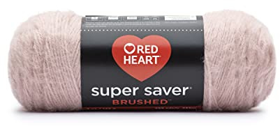 Red Heart Super Saver Brushed Yarn-Dusty Pink