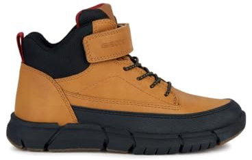 Geox Garçon J Flexyper Boy Bateau cheville, Dk Yellow, 31 EU