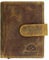 Greenburry Geldbörse Vintage original RFID card slider coin tan