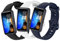 MIJOBS 3PCS Bracelets Compatibles avec Huawei Band 8 / Huawei Band 9 Bracelet de Remplacement pour HUAWEI Band 9 Bracelets en Silicone pour HUAWEI Band8 Bracelet de Sport à Déclenchement Rapide