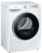 Samsung Wärmepumpentrockner, 8 kg, Wäschetrockner mit Simple Control-Bedienkonzept, Hygiene+ Programm, Knitterschutz, AirWash, Optimal Dry, Weiß/Schwarz, DV8GA6225LH/S2
