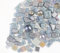 200g Kristall-Mosaik-Glasfliesen, Irregulär Bunte Kleine Mosaiksteine Glasstücke zum Basteln, Haus Deko(Grau)
